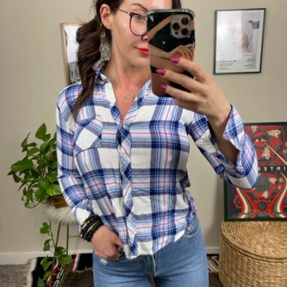 Rails • 'Hunter' Plaid Flannel • S